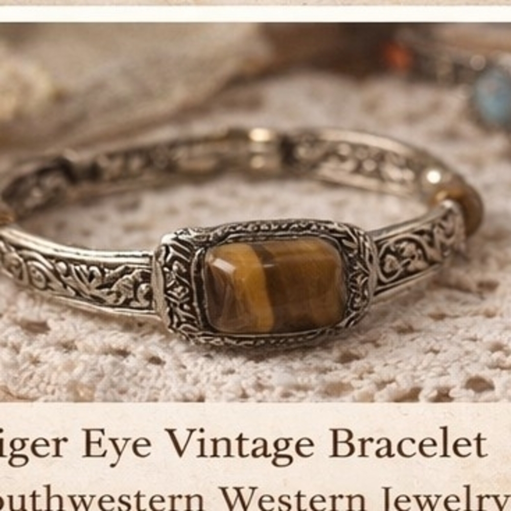 Vintage Tiger Eye Bracelet